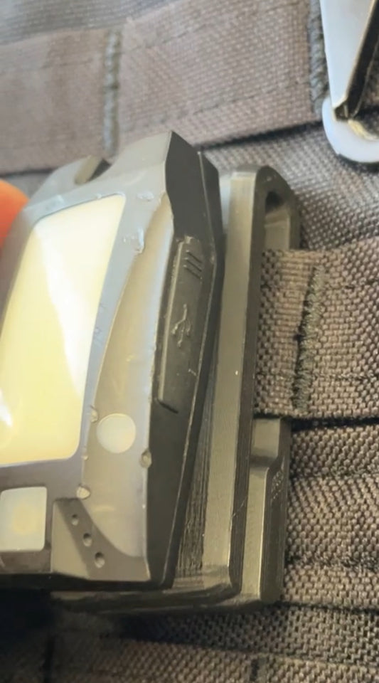 Aplique molle linterna táctica