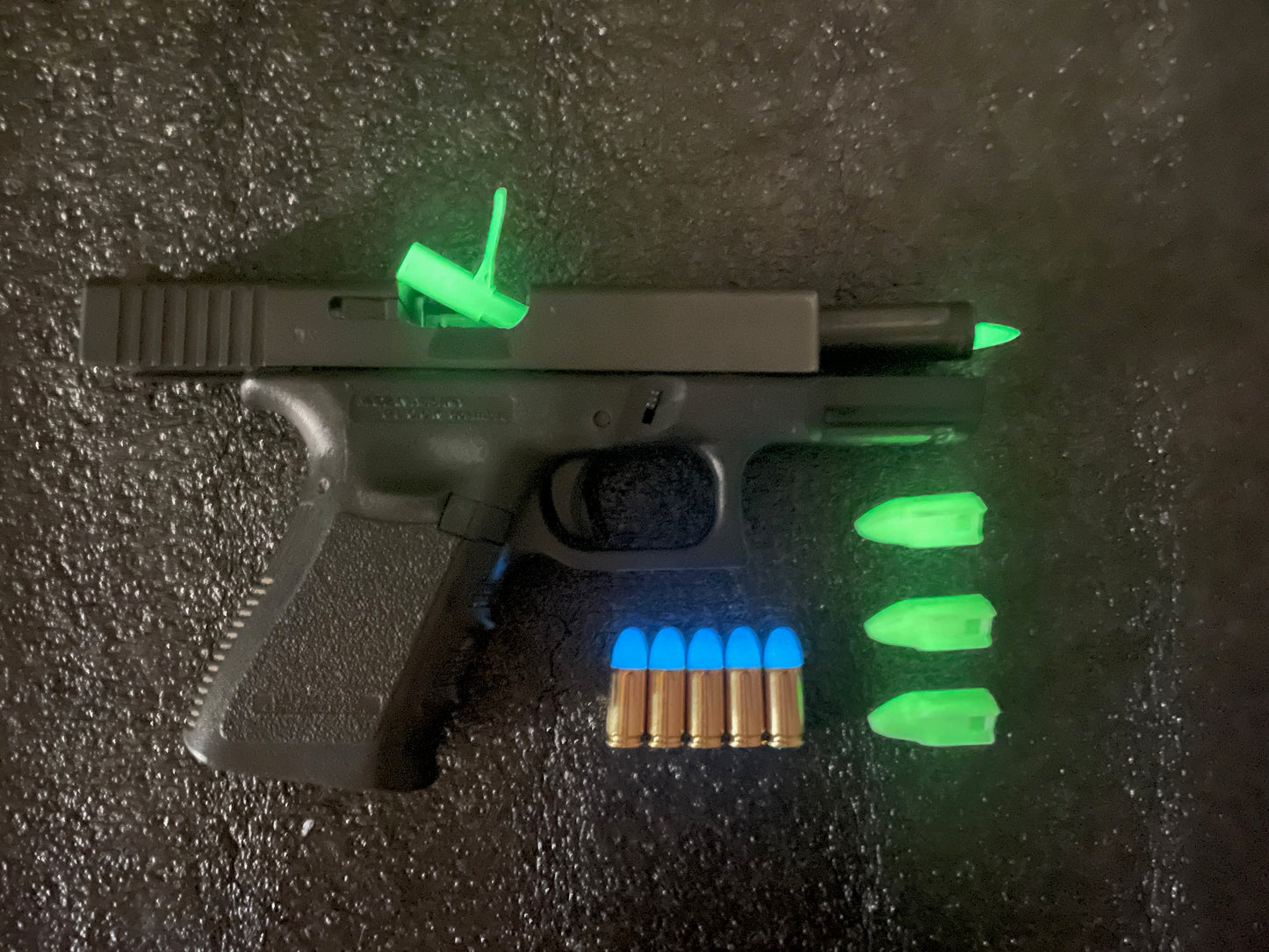 PACK 2 ADVANCED "GLOW" (VARILLA KOMBAT FLEX+3 TEJAS ELEVADORAS+5 PROYECTILES INERTES)