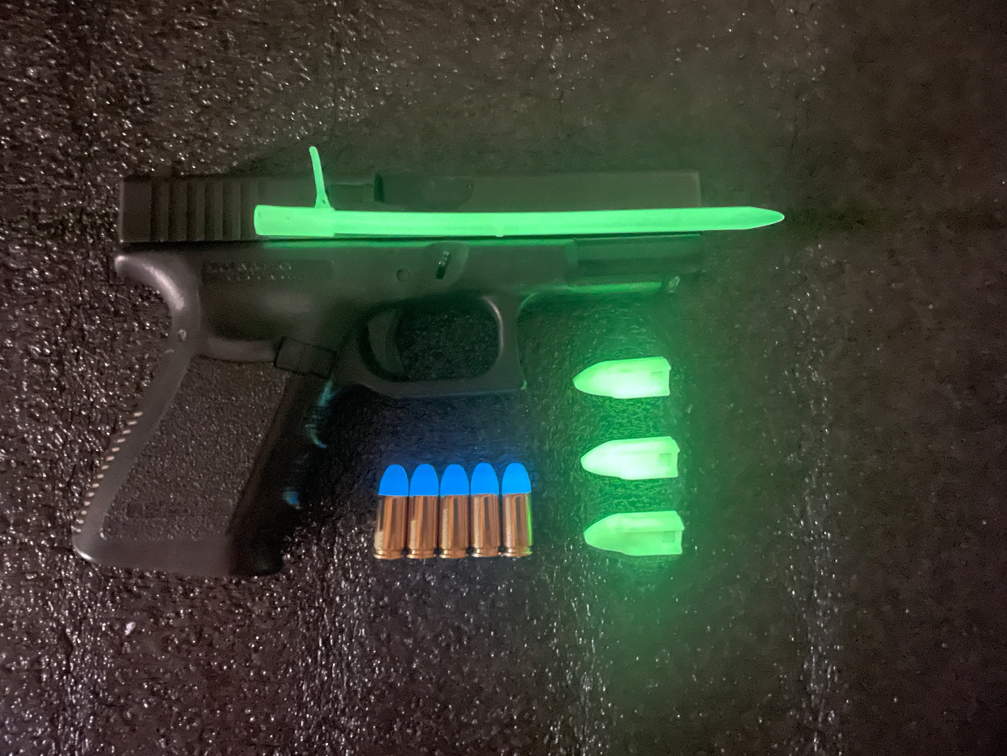 PACK 2 ADVANCED "GLOW" (VARILLA KOMBAT FLEX+3 TEJAS ELEVADORAS+5 PROYECTILES INERTES)