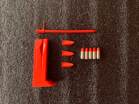 PACK 3 PRO HK USP COMPACT  (VARILLA KOMBAT FLEX+3 TEJAS ELEVADORAS+5 PROYECTILES INERTES+CARGADOR HK USP COMPACT)