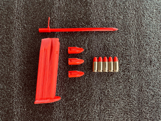 PACK 3 PRO WALTHER P-99 (VARILLA KOMBAT FLEX+3 TEJAS ELEVADORAS+5 PROYECTILES INERTES+CARGADOR)